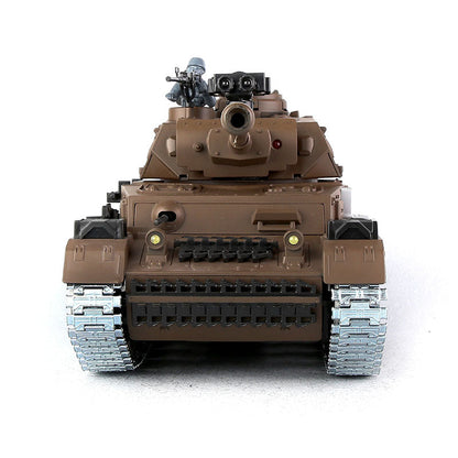 RC Tank Germany lV ZY 826 PRO 1:18 RC Car Metal Track Metal Road Wheels Electric Battle RC Tank Toy