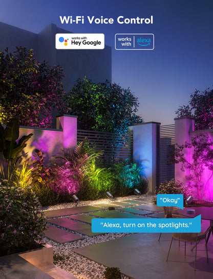 Refurbished Govee Outdoor Spot Lights