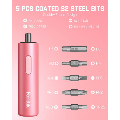 Fanttik S1 Capsule Cordless Screwdriver Pink