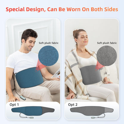 Comfier Heating Pad for Back Pain Relief, Waist Heated Wrap Belt, Fast Heating CF-6211