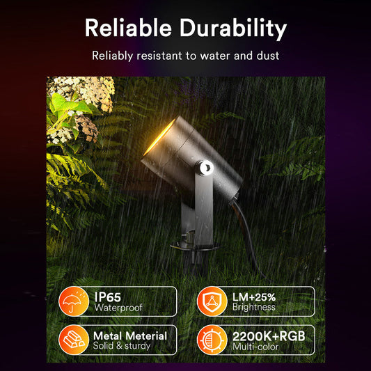 Lumary Smart Outdoor Spot Lights 56ft Gen 2 (6Pack)