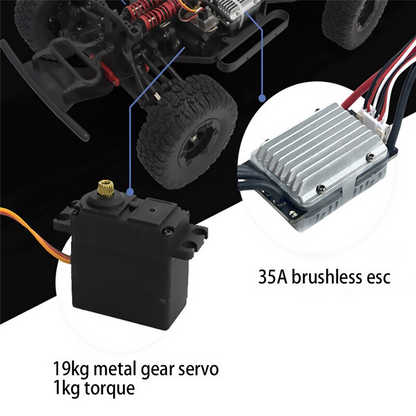 RC Car FY08 PRO 1/12 High Speed 60km/h 2.4G Brushless Waterproof Desert Short Truck Models
