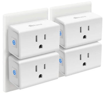 BKC × Kasa Smart Plug Mini 15A, Smart Home Wi-Fi Outlet (4-Pack)