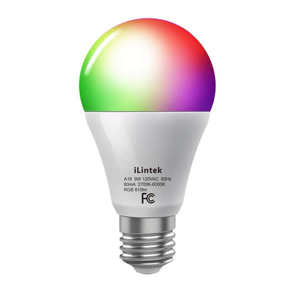 لمبة LED بتقنية البلوتوث iLintek A19 (عبوة واحدة)