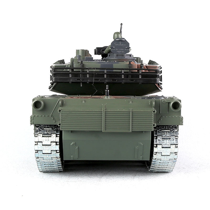 RC Tank US M1A2 ZY 817 PRO 1:18 RC Car Metal Track Metal Road Wheels Electric Battle RC Tank Toy