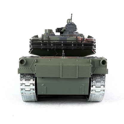 RC Tank US M1A2 ZY 817 PRO 1:18 RC Car Metal Track Metal Road Wheels Electric Battle RC Tank Toy