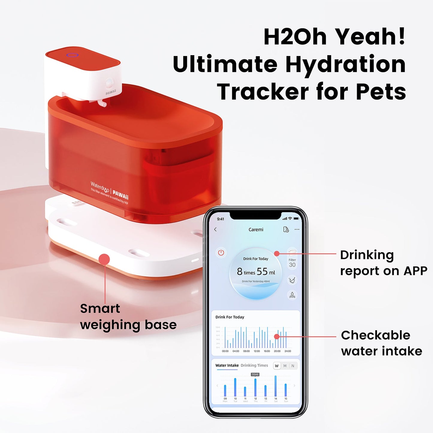 Smart Feeder & Water Fountain Pro