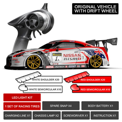 KAMTOM KM1801 RC Drift Car 1:18 4WD Full-Scale Professional Drift Model Car High Speed Racing Car With Light