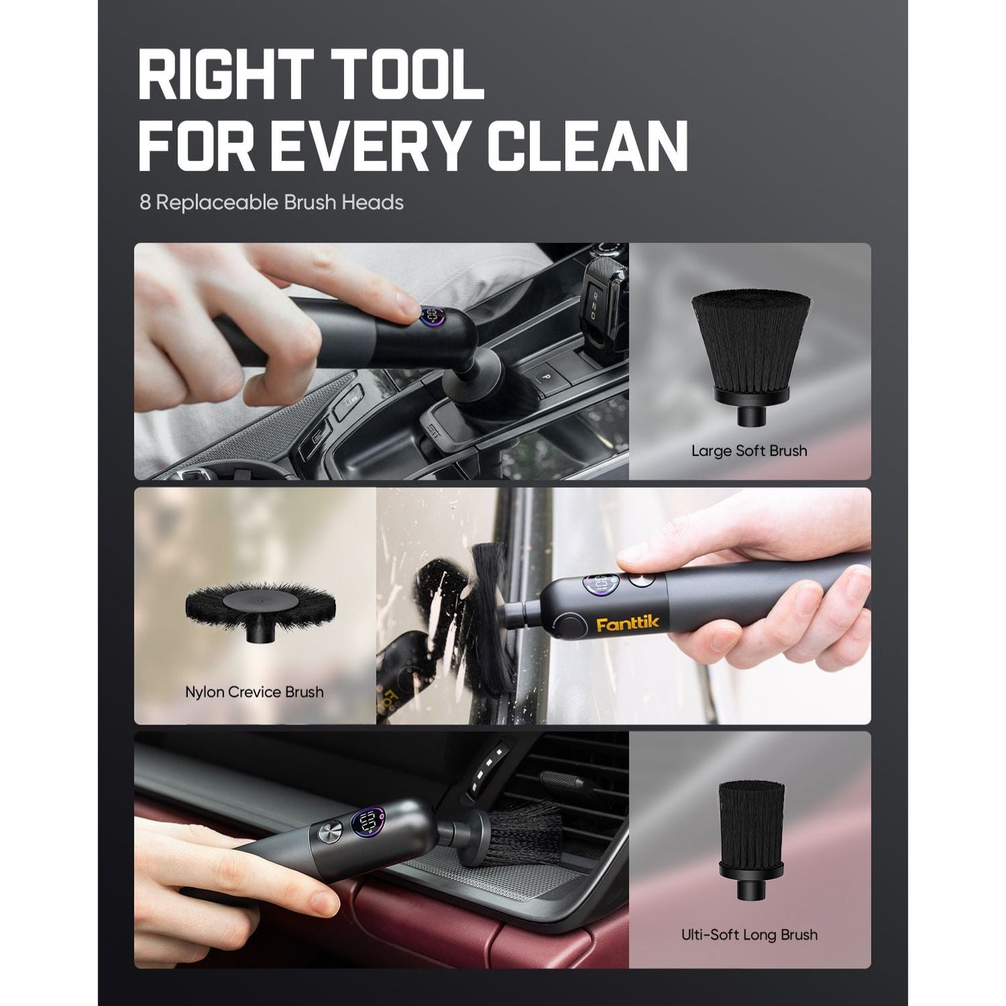 Fanttik Flip G10 Nano AutoCare Electric Spin Scrubber
