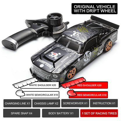KAMTOM KM1801 RC Drift Car 1:18 4WD Full-Scale Professional Drift Model Car High Speed Racing Car With Light