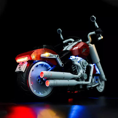 Kit de luces LEGO Harley-Davidson® Fat Boy® n.° 10269 (rueda azul)