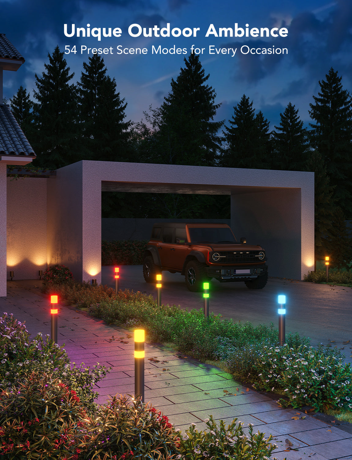 Refurnished Govee Outdoor Pathway Lights