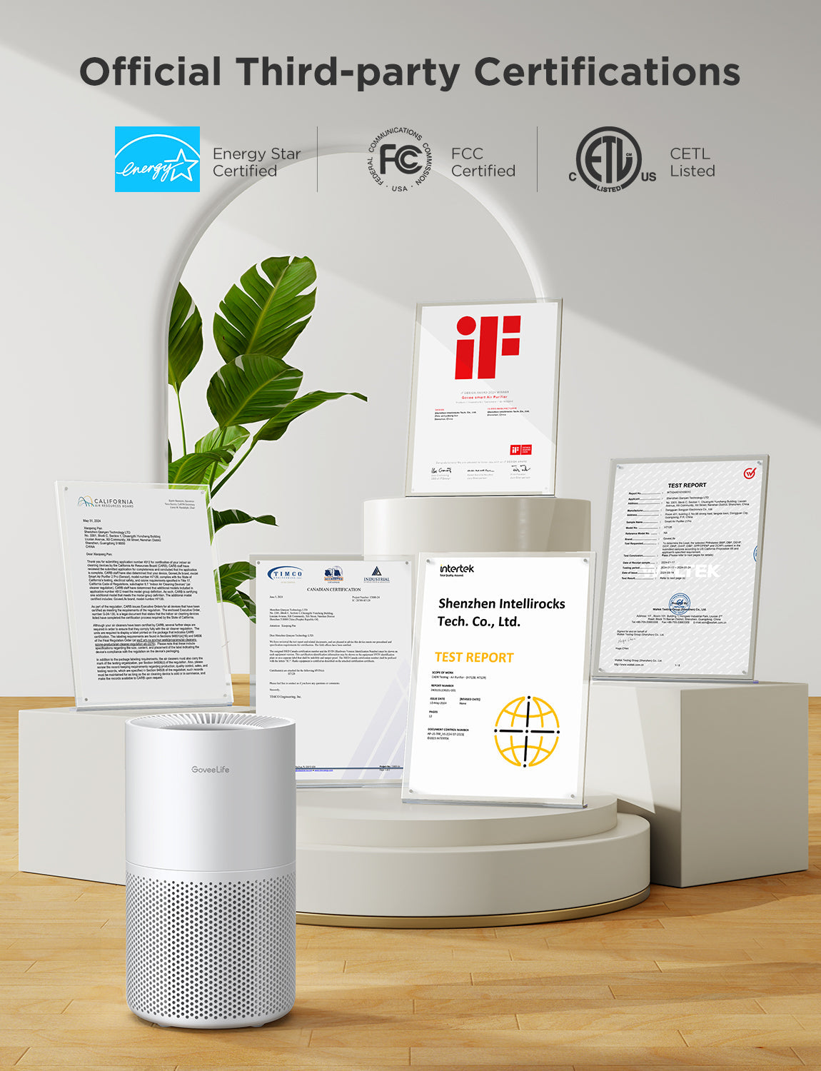 Refurbished GoveeLife Smart Air Purifier 2 Pro