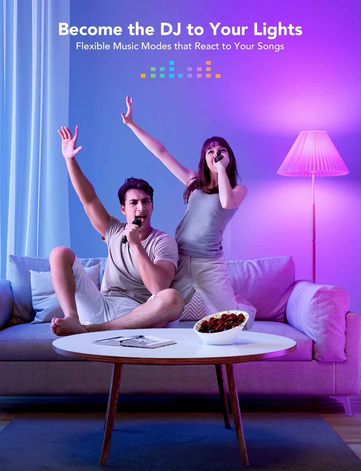 Refurbished Govee Smart RGBWW Light Bulbs 1200 Lumens