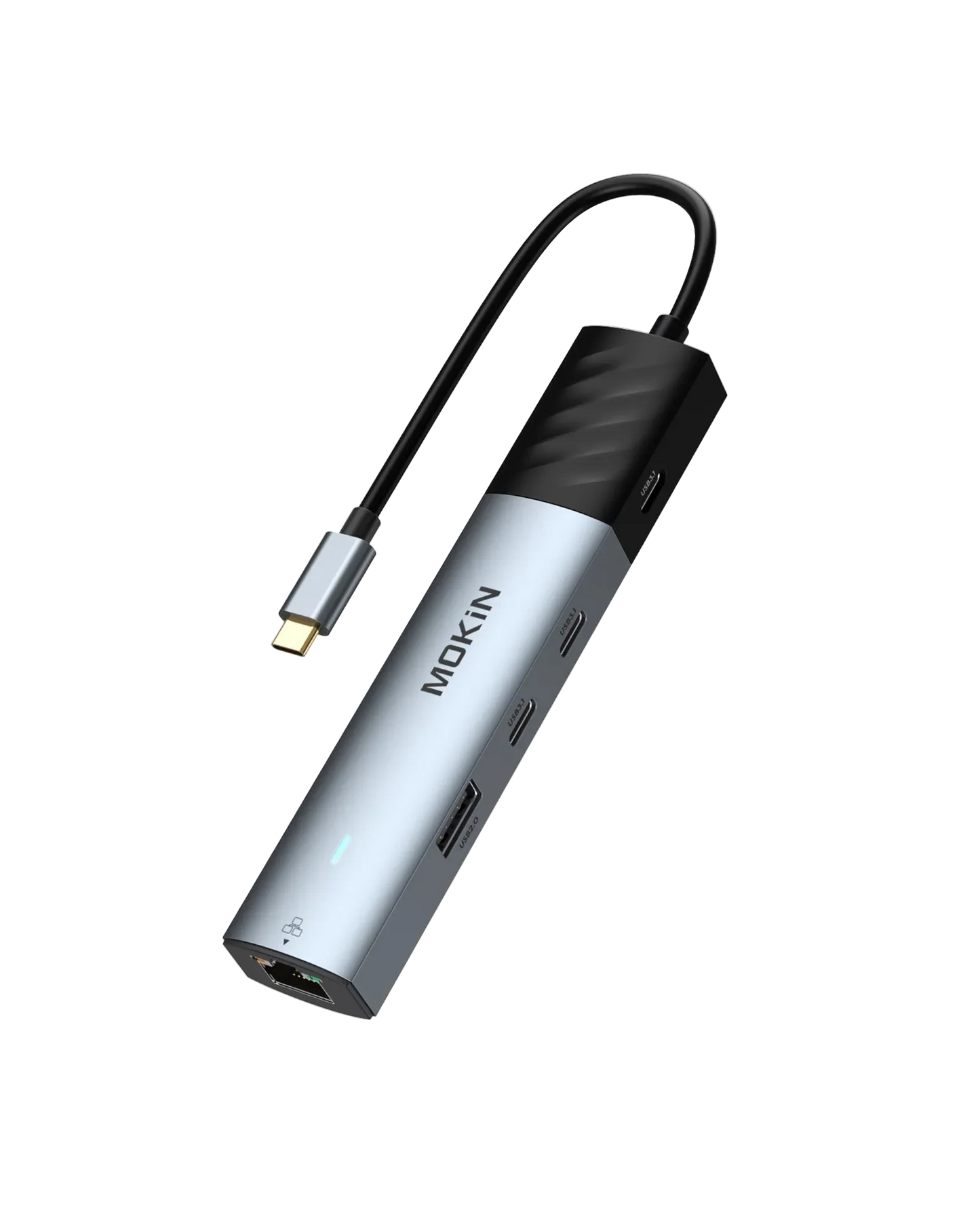 MOKiN 7 IN 1 10Gbps Compact USB-C Hub Adapter