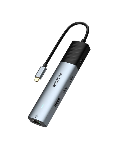 MOKiN 7 IN 1 10Gbps Compact USB-C Hub Adapter