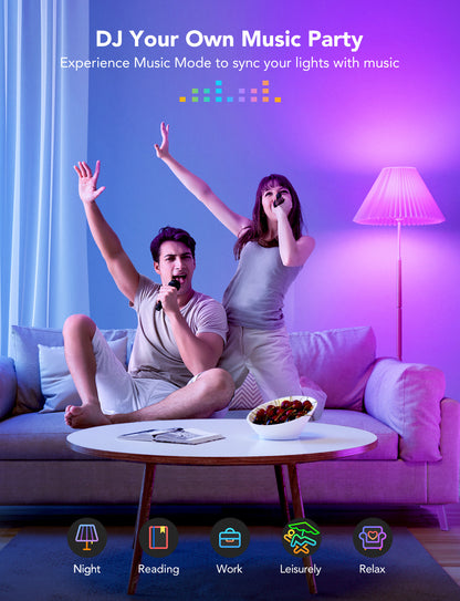 Refurbished Govee Smart A19 LED Light Bulbs