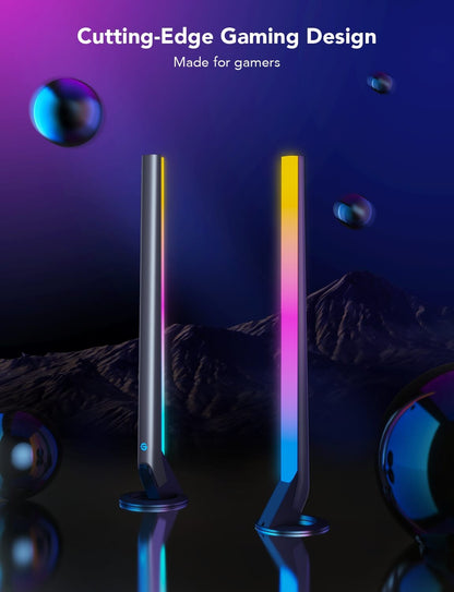 Refurbished Govee RGBIC Wi-Fi Gaming Light Bars with Smart Controller