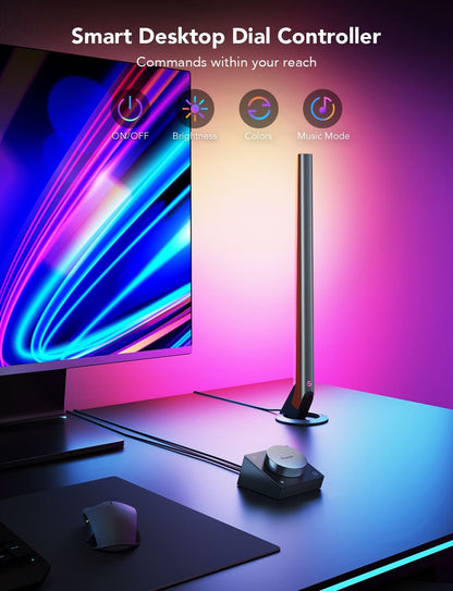Refurbished Govee RGBIC Wi-Fi Gaming Light Bars with Smart Controller