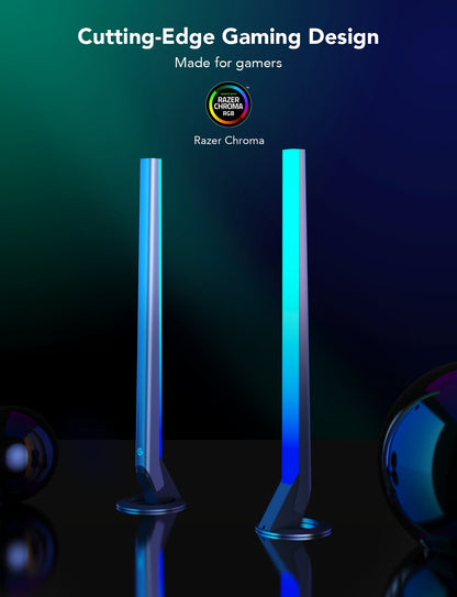 Refurbished Govee RGBIC Wi-Fi Gaming Light Bars with Smart Controller