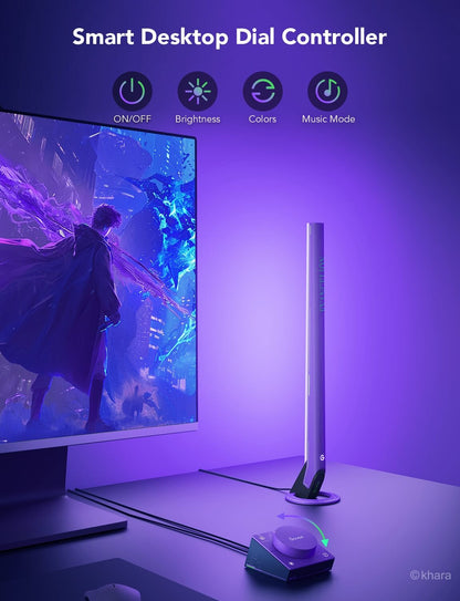 Govee RGBIC Wi-Fi Gaming Light Bars with Smart Controller