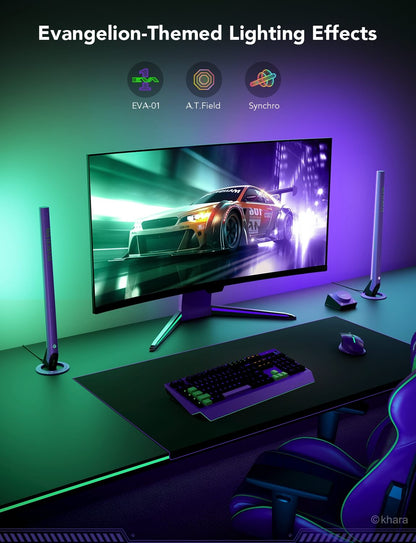 Refurbished Govee RGBIC Wi-Fi Gaming Light Bars with Smart Controller