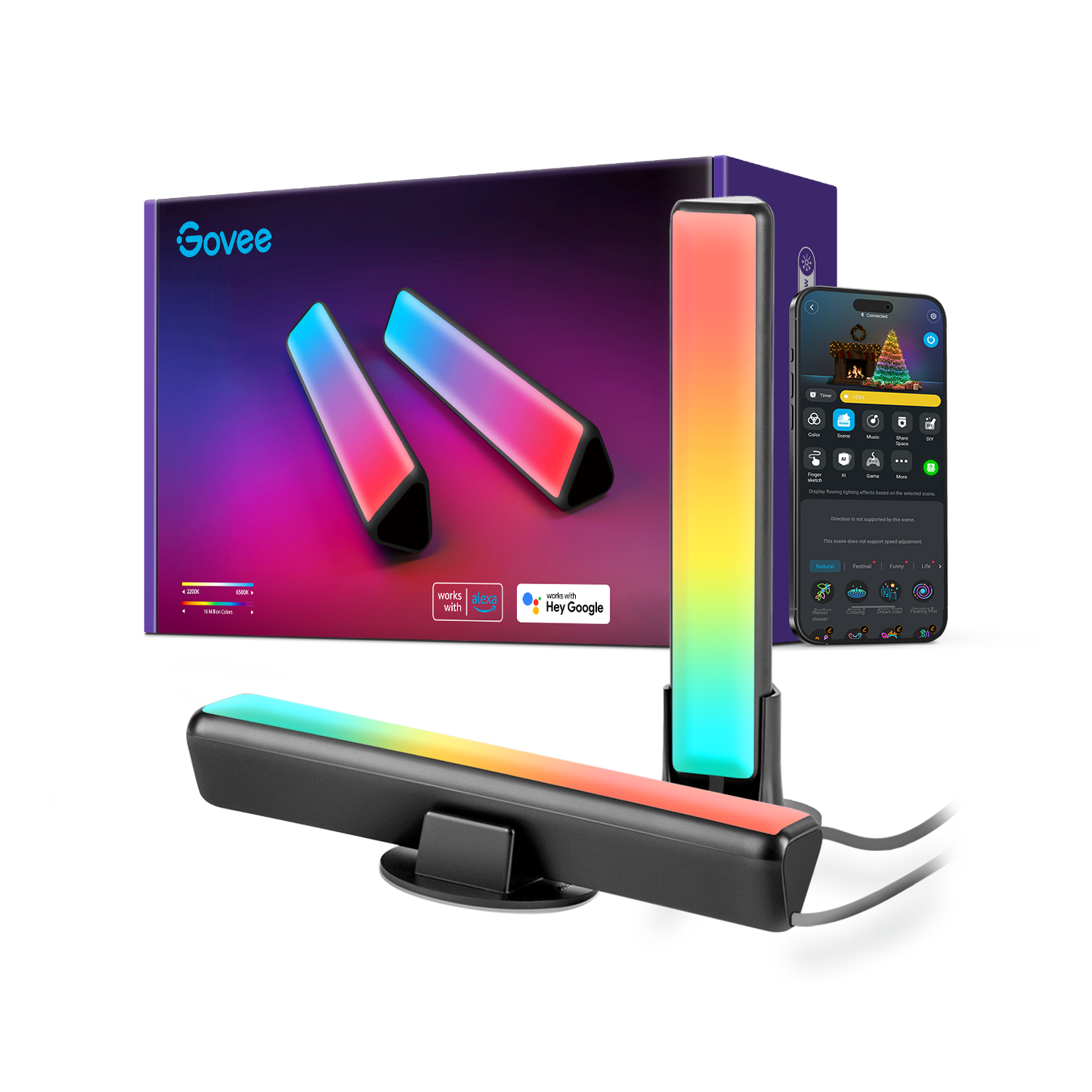 Refurbished RGBICWW WiFi + Bluetooth Flow Plus Light Bars