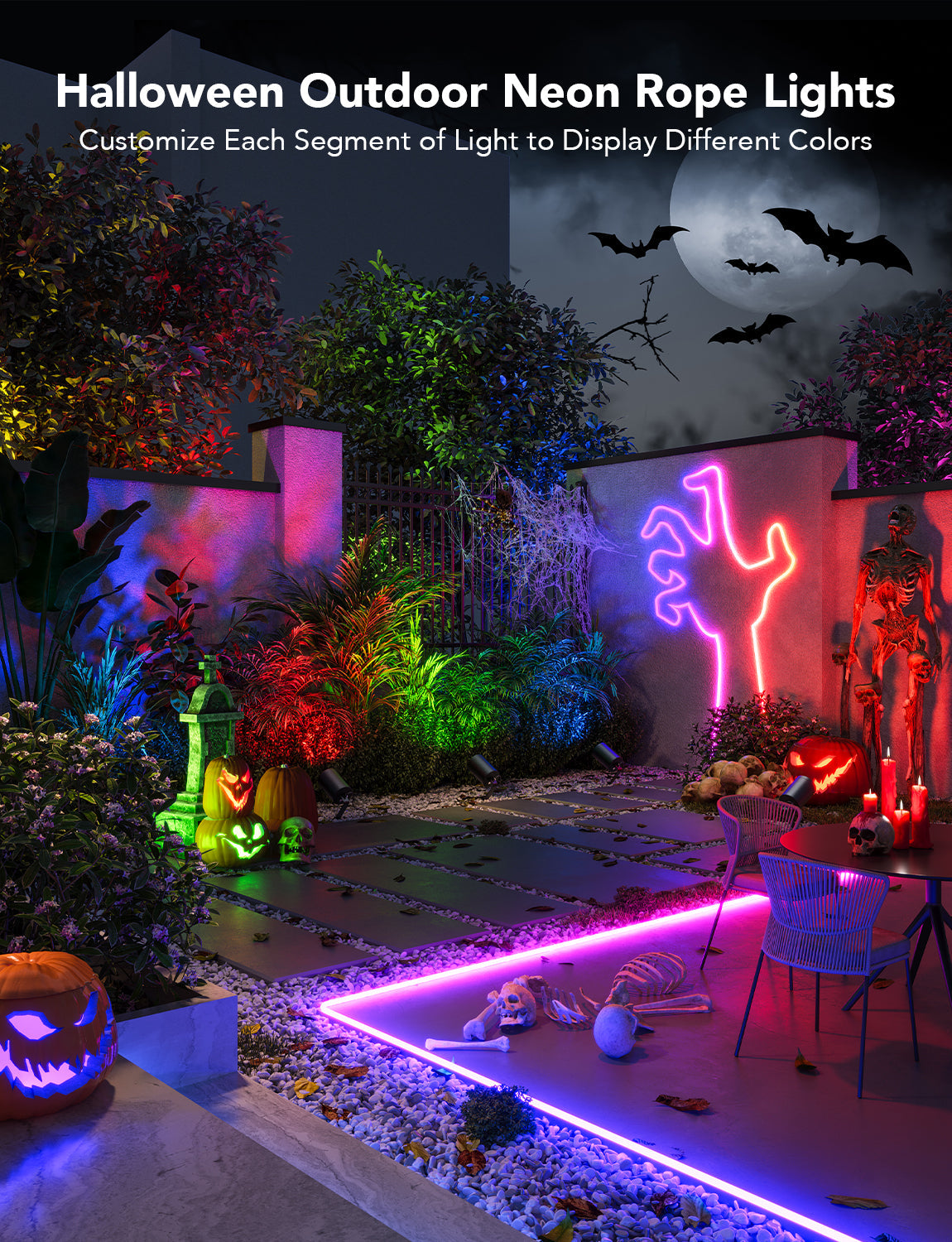 Refurbished Govee RGBIC Outdoor Neon Rope Light