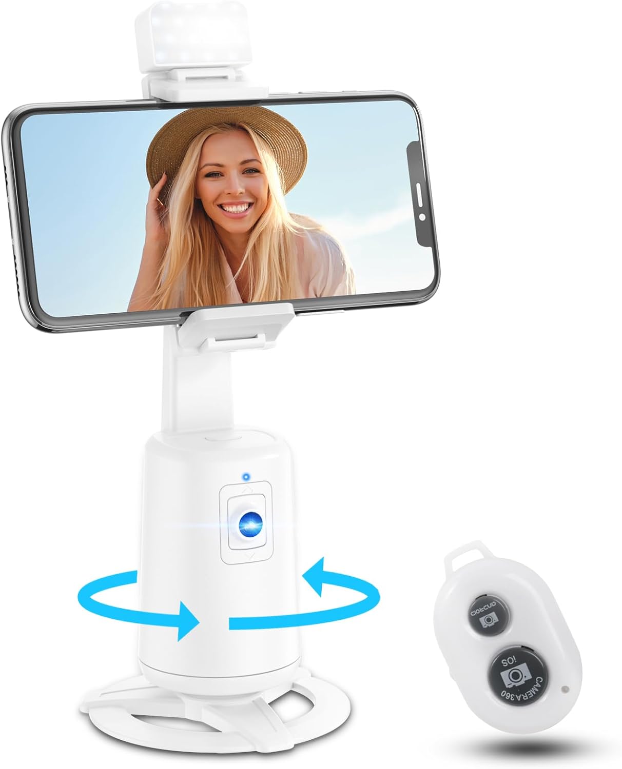 BKC 360° Rotating Auto Face Tracking Phone Stand