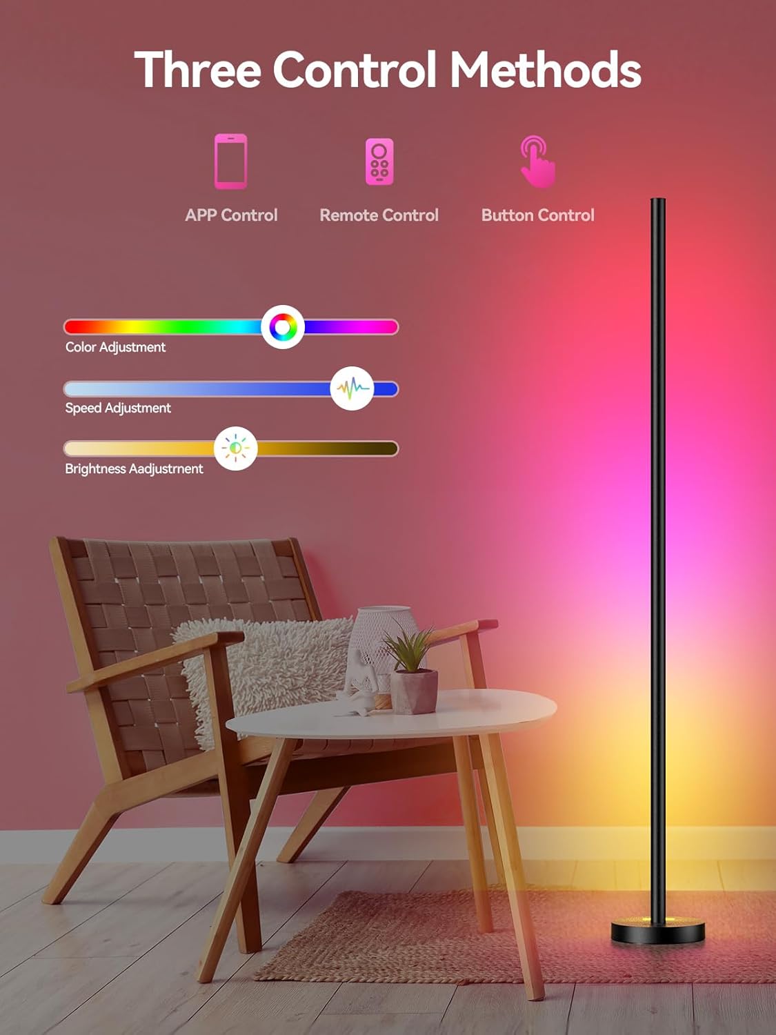 BKC Smart LED Corner Floor Lamp