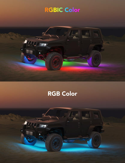 Refurbished Govee RGBIC Car Underglow Lights