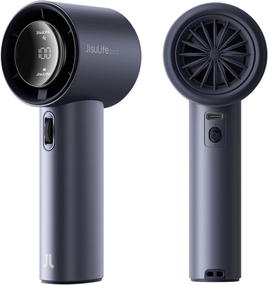 Portable Handheld Fan,Speed Adjustable,5000mAh Battery Rechargeabl,Digital Display