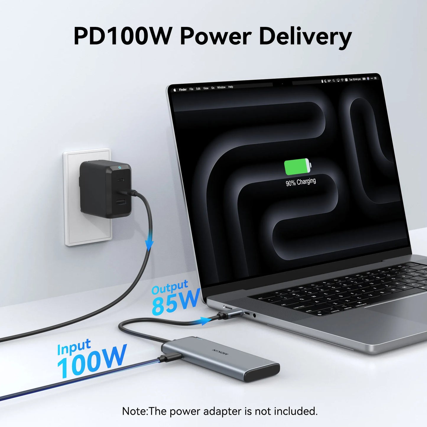 MOKiN 5 IN 1 USB-C to USB-C Hub Dual Monitor Adapter