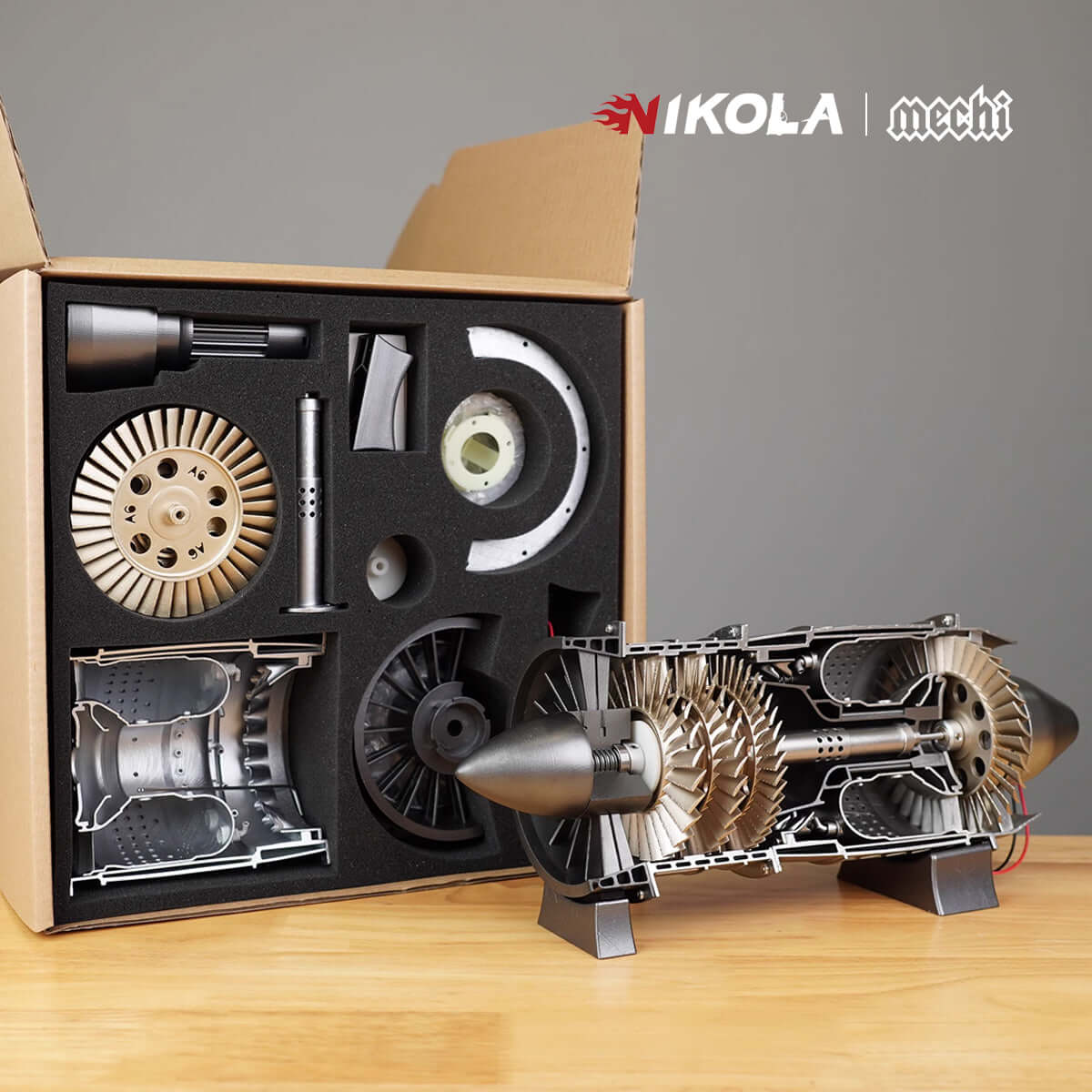 Fighter Jet Turbojet Engine - DIY KIT