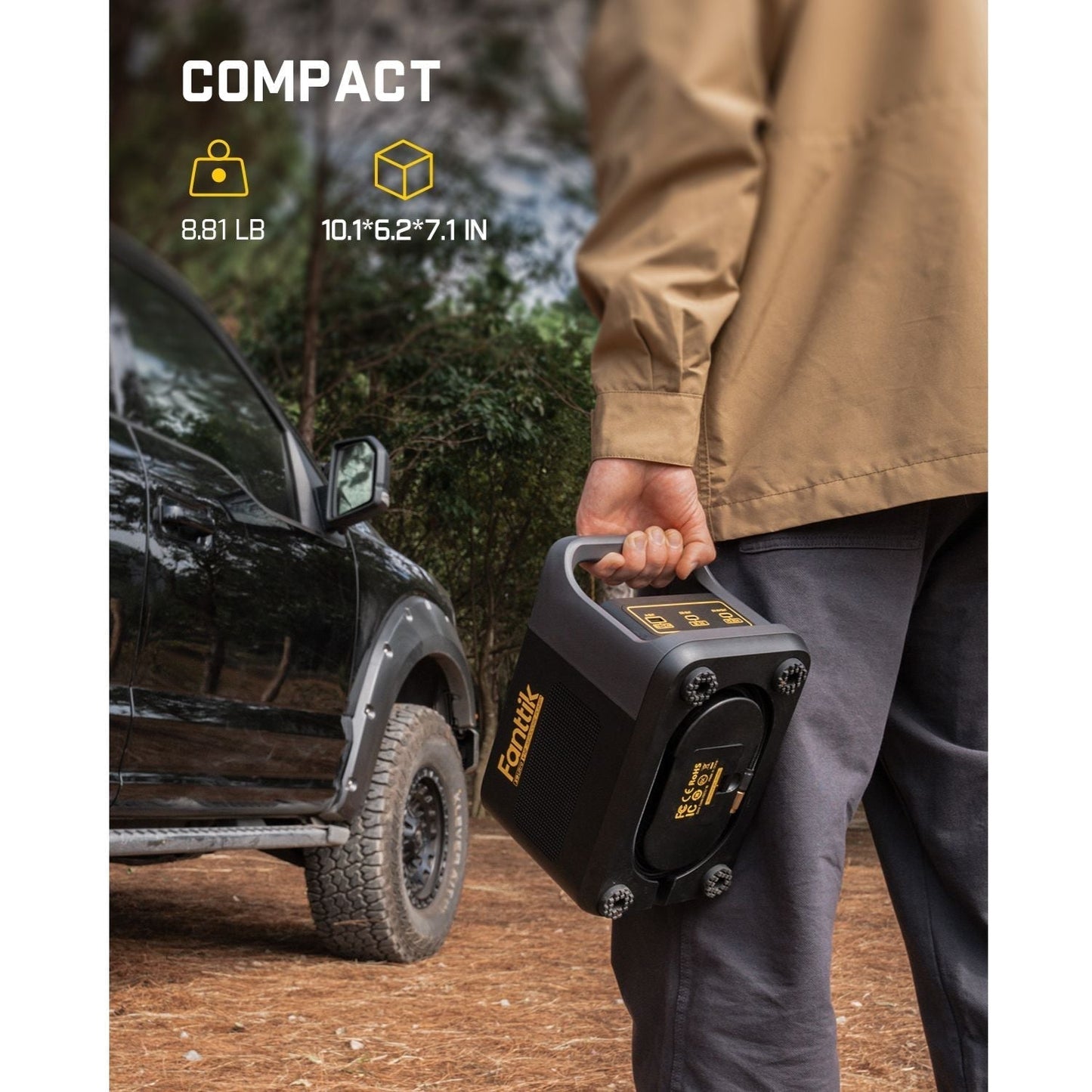 Fanttik X9 Ultra™ Tire Inflator and V8 Mate Cordless Car Vacuum