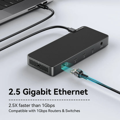MOKiN 12-in-1 Thunderbolt 4 Laptop Dock Dual Monitors
