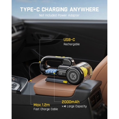 Fanttik X9 Ultra Tire Inflator and V10 APEX Foldable Car Vacuum