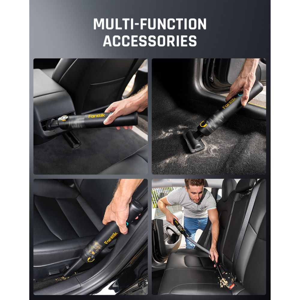Fanttik X9 Ultra™ Tire Inflator and V8 Mate Cordless Car Vacuum