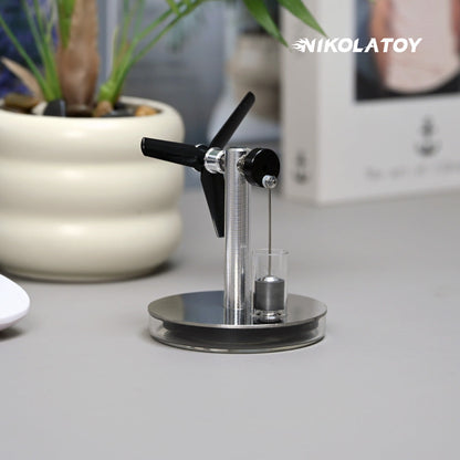 Temperature Difference Stirling Engine Propeller Mirror Cup Cover