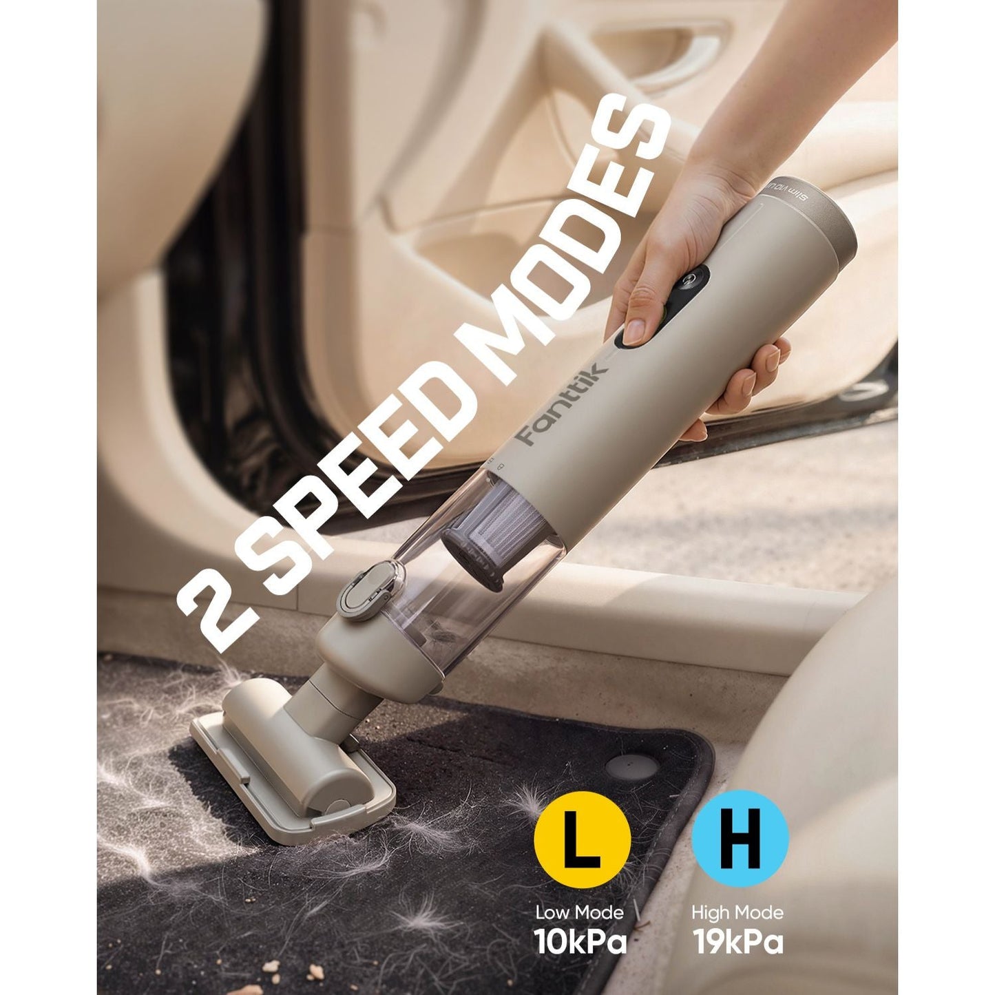 Fanttik Slim V10 Ultra Cordless Car Vacuum