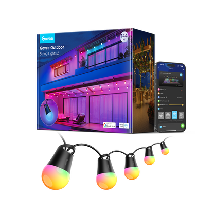 Refurbished Govee Outdoor String Lights 2
