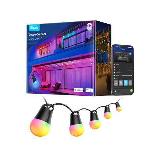 Refurbished Govee Outdoor String Lights 2