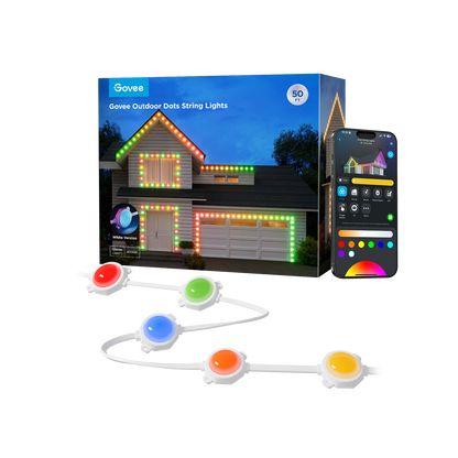Refurbished Govee Outdoor Dot String Lights