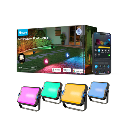 Refurbished Govee Outdoor Flood Lights 2