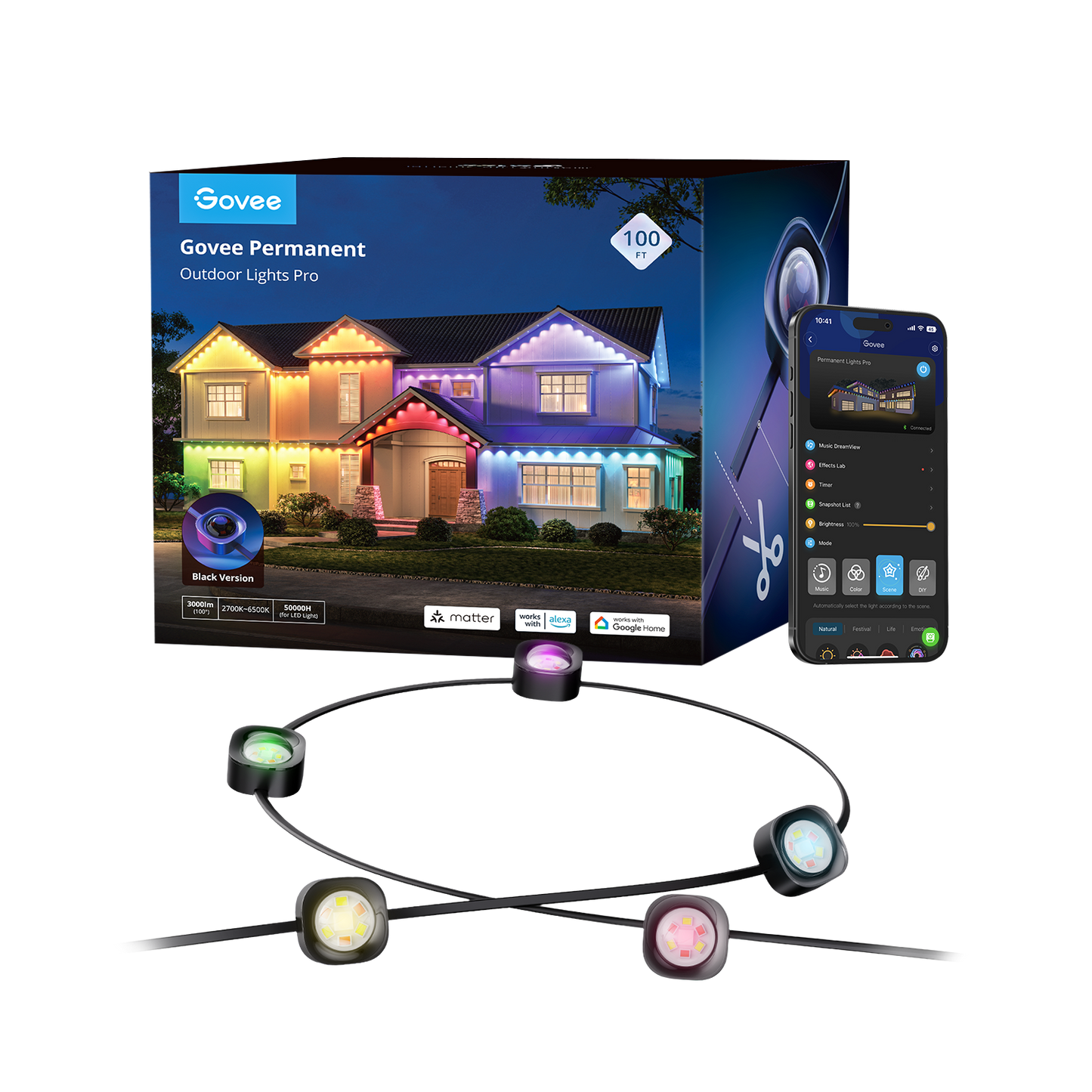Refurbished Govee Permanent Outdoor Lights Pro