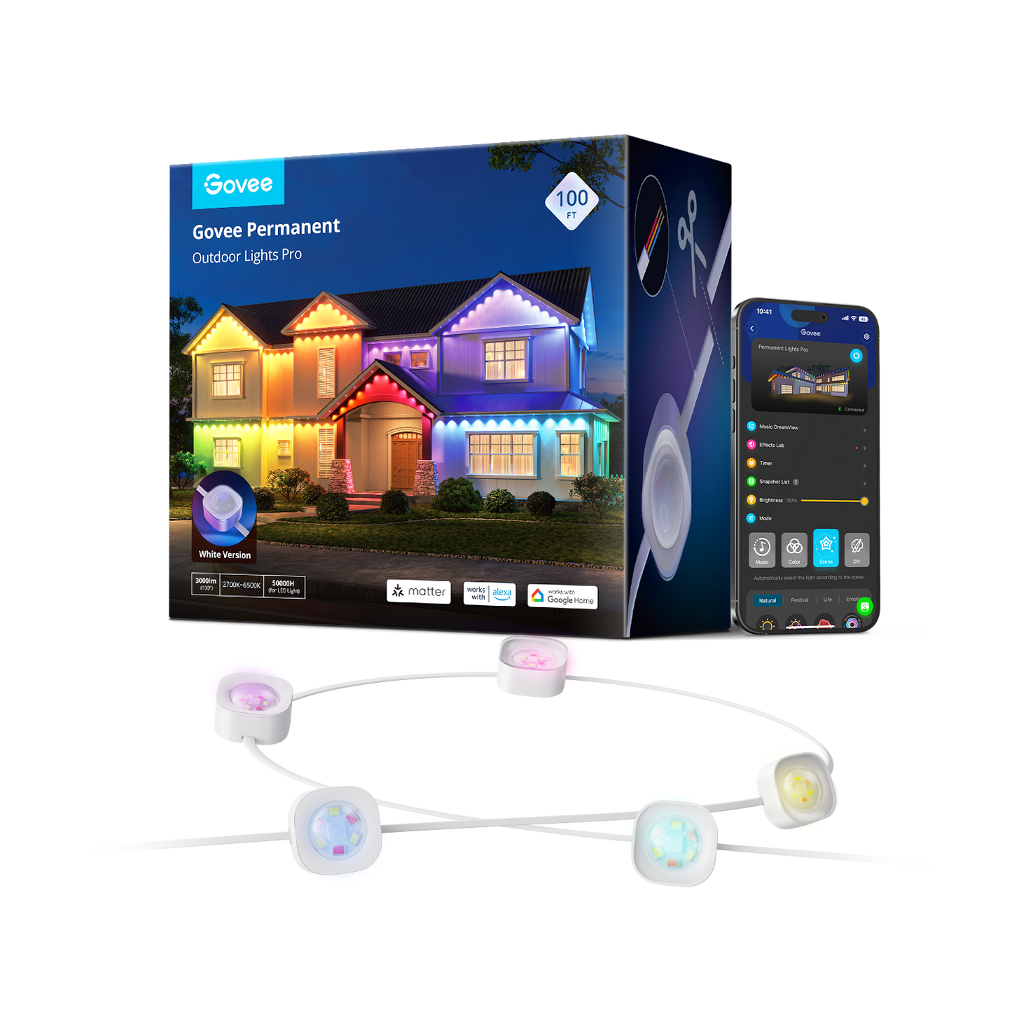Refurbished Govee Permanent Outdoor Lights Pro