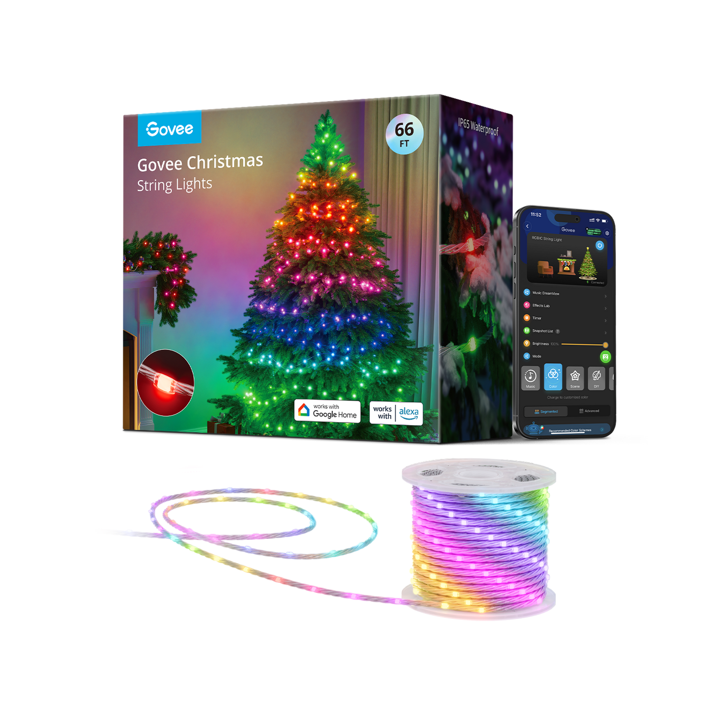 Refurbished  Govee Christmas String Lights