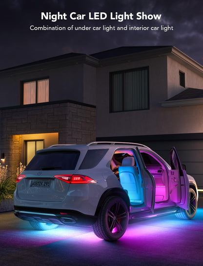 Refurbished Govee RGBIC Car Underglow Lights