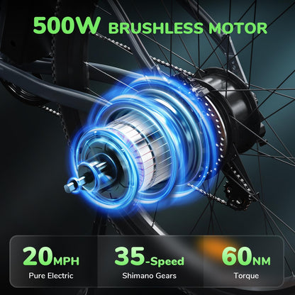 isinwheel M10 500W Electric Commuter Bike- VIP Member Only