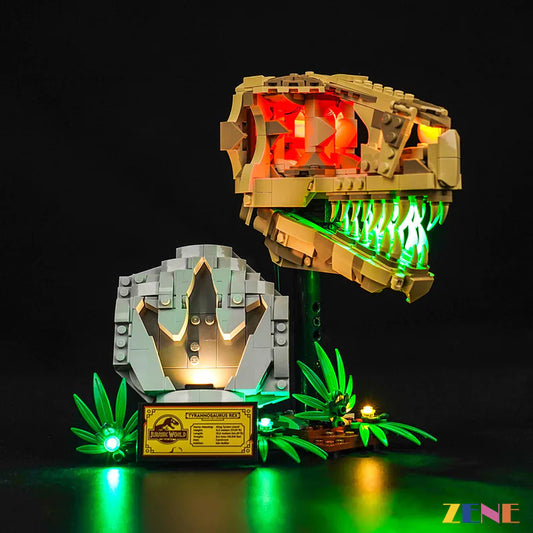 Kit de iluminación para LEGO Dinosaur Fossils T-rex Skull n.° 76964